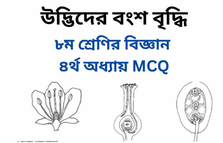 ৮ম শ্রেণির বিজ্ঞান ৪র্থ অধ্যায় MCQ | বহুনির্বাচনি প্রশ্ন