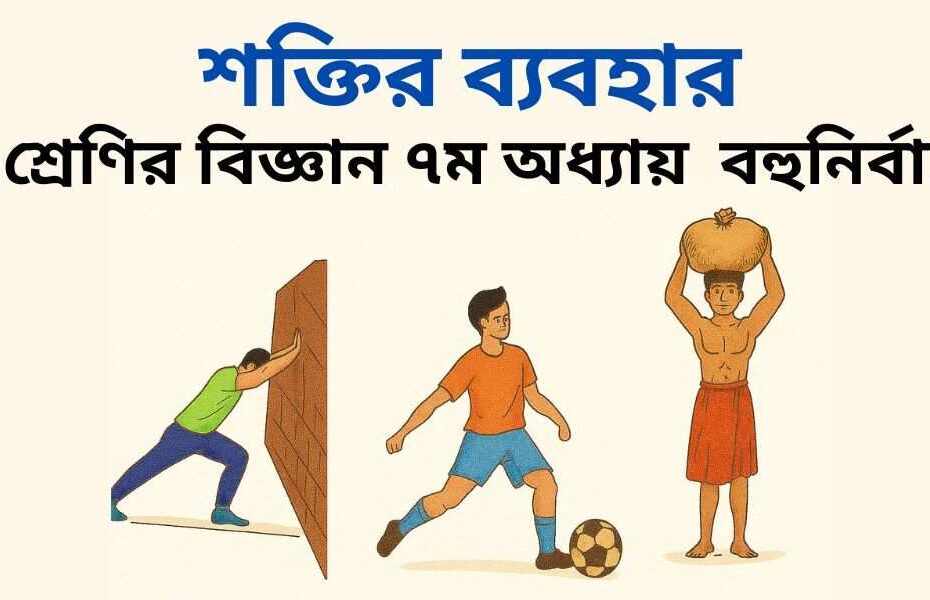 ৭ম শ্রেণির বিজ্ঞান ৭ম অধ্যায় বহুনির্বাচনী প্রশ্ন (MCQ)