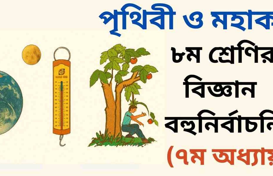 ৮ম শ্রেণির বিজ্ঞান ৭ম অধ্যায় বহুনির্বাচনি প্রশ্ন (MCQ)